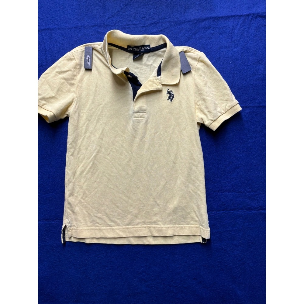 Preppy Boys U.S. Polo Assn. Polo Shirt S (6-7) Yellow